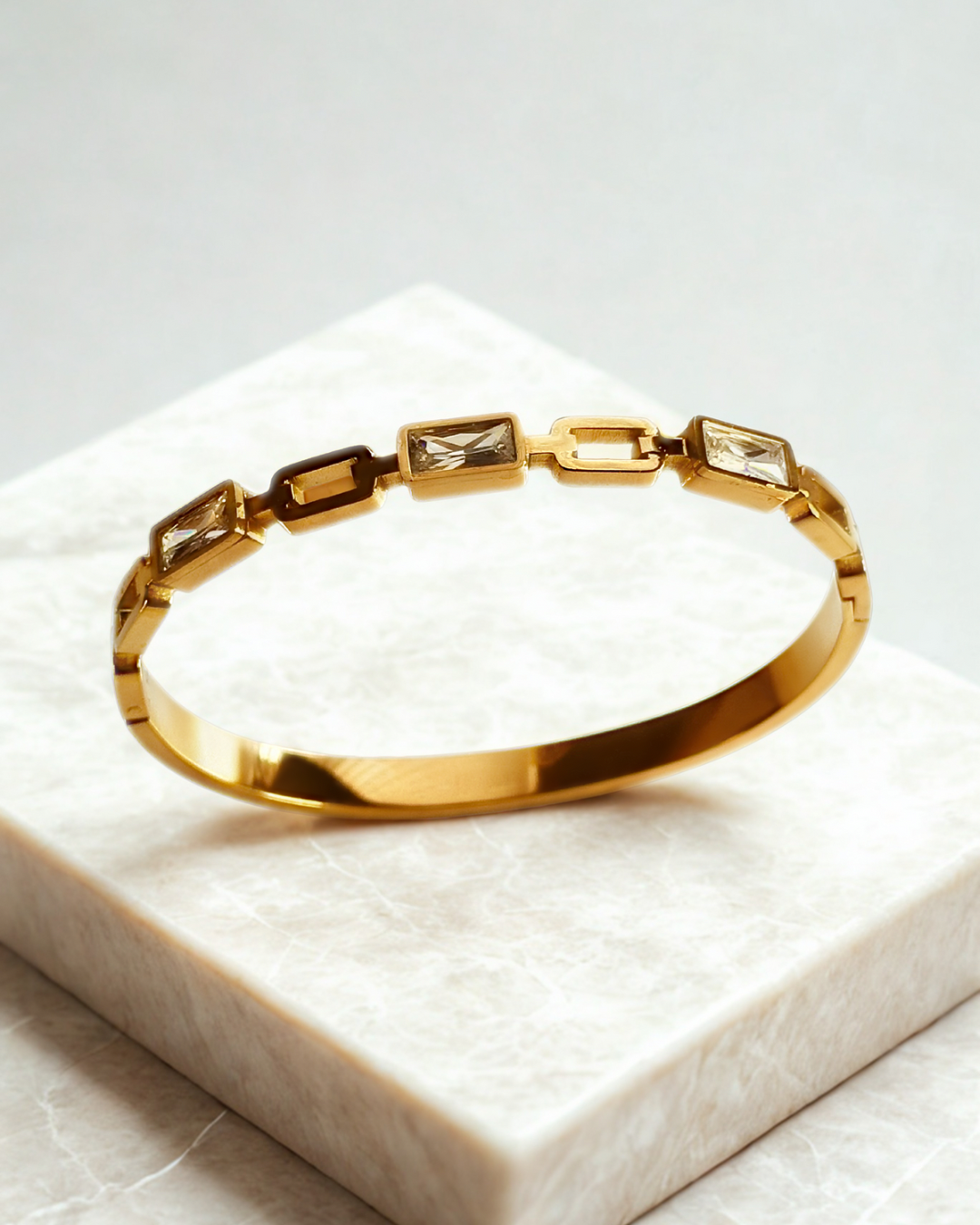 Luxe Chaîne Prisme Bangle