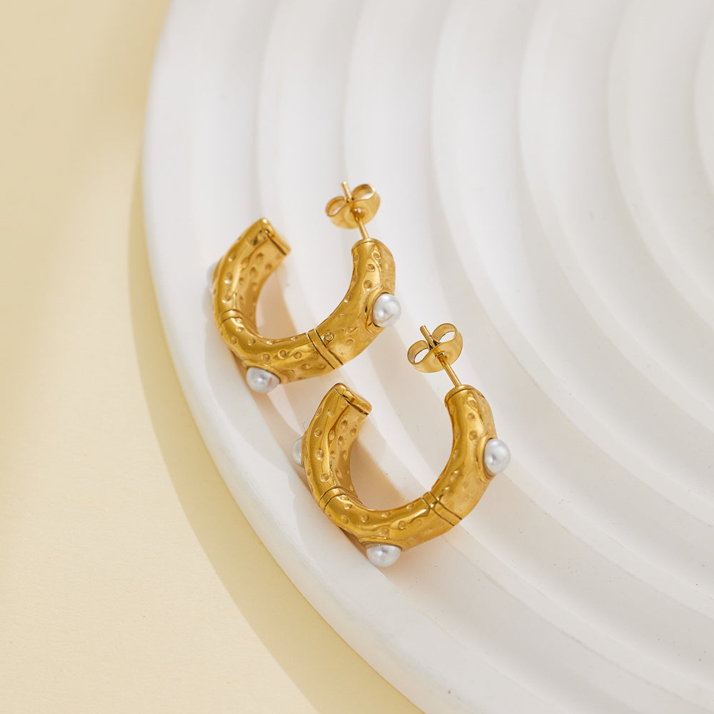 Luna Hoop Earrings – anti-tarnish celestial-inspired jewelry 1