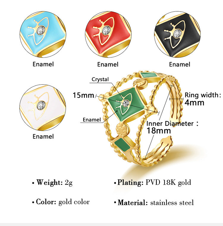 Celestia Ring – individual gold-plated anti-tarnish ring from set1