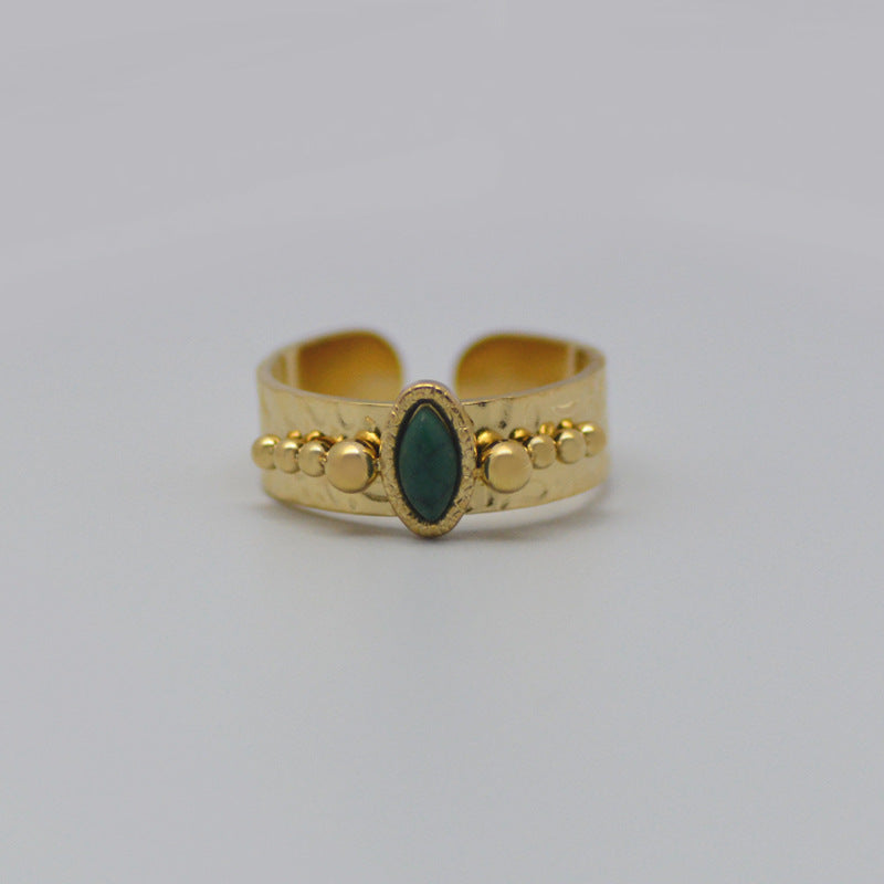 Celestia Ring – individual gold-plated anti-tarnish ring from set 2