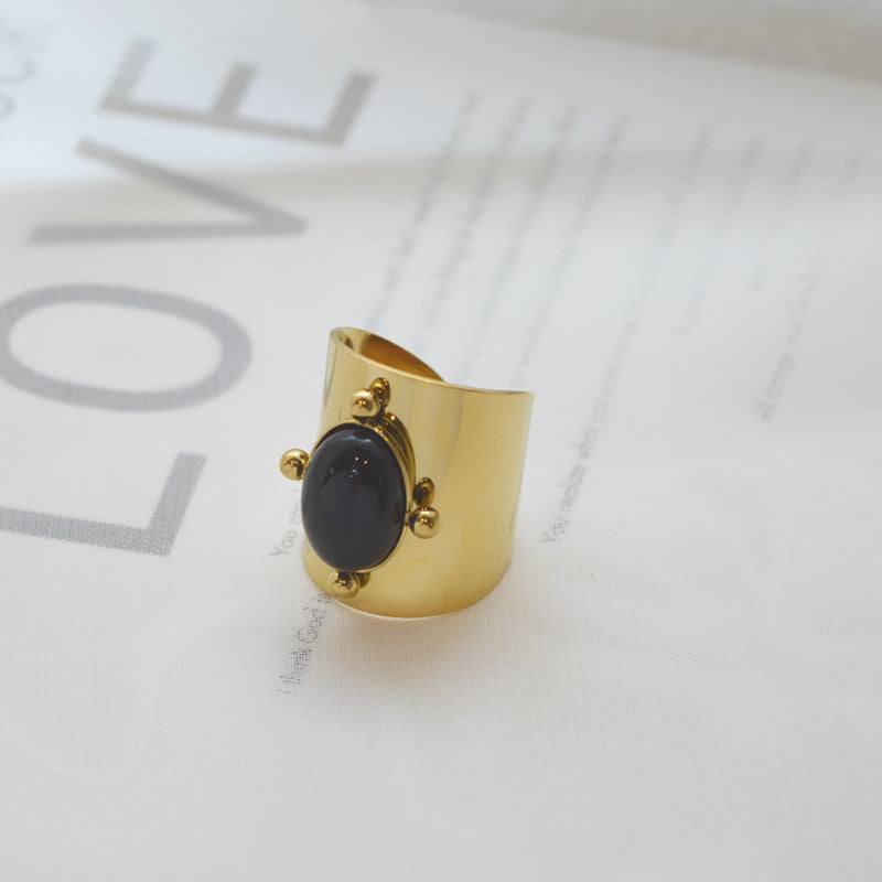 Celestia Ring – individual gold-plated anti-tarnish ring from set 3