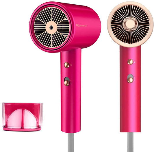 1800W Ionic Hair Dryer front view – quiet, fast drying, travel-friendly